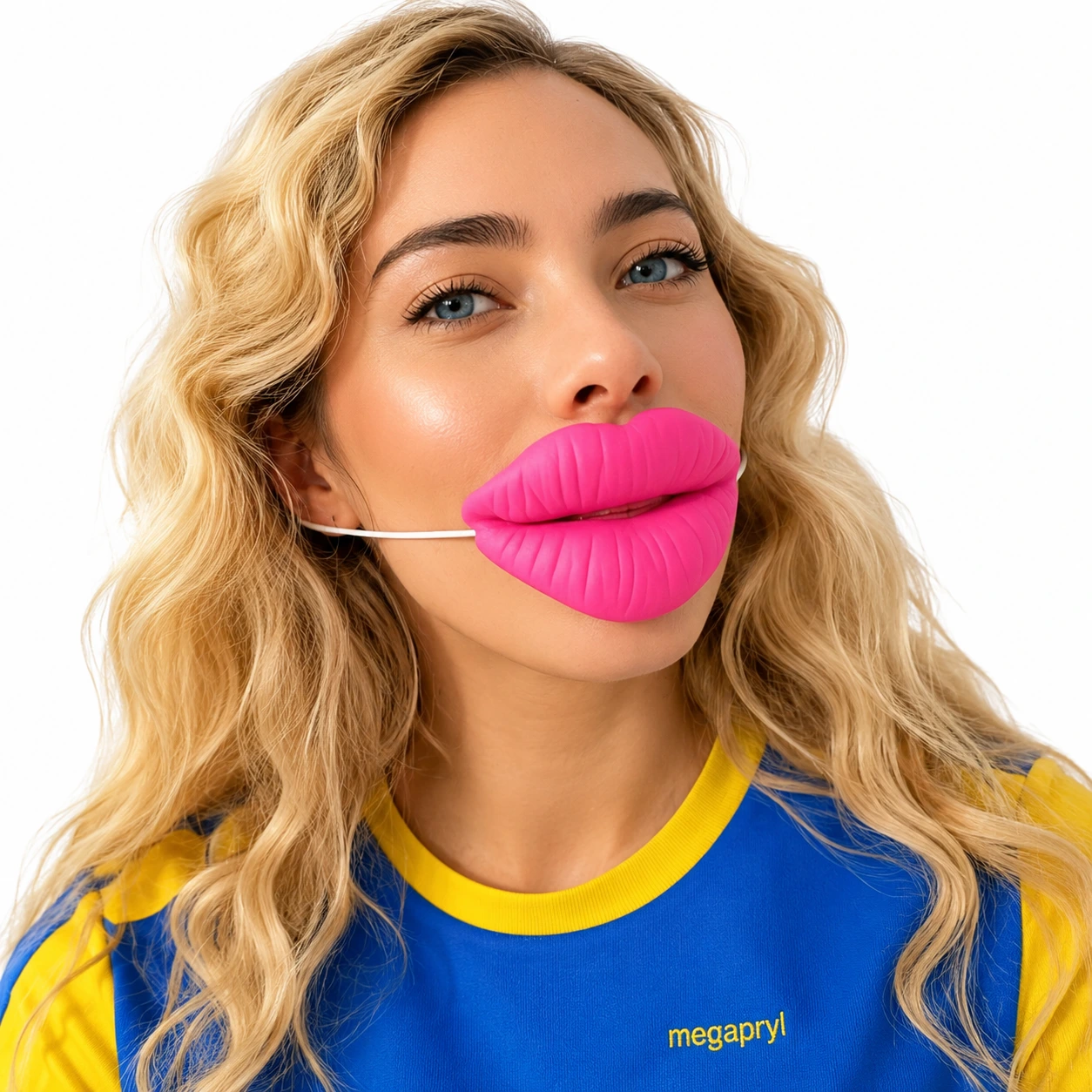 Jätteläppar Rosa 5-pack – Rolig Party Mask