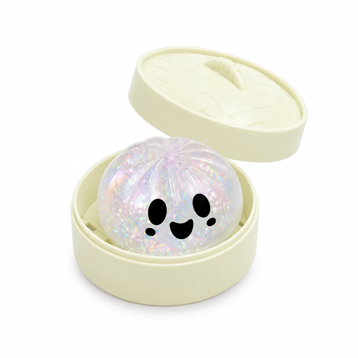 Dumpling Squishy halloween leksak spöke med ångkorg