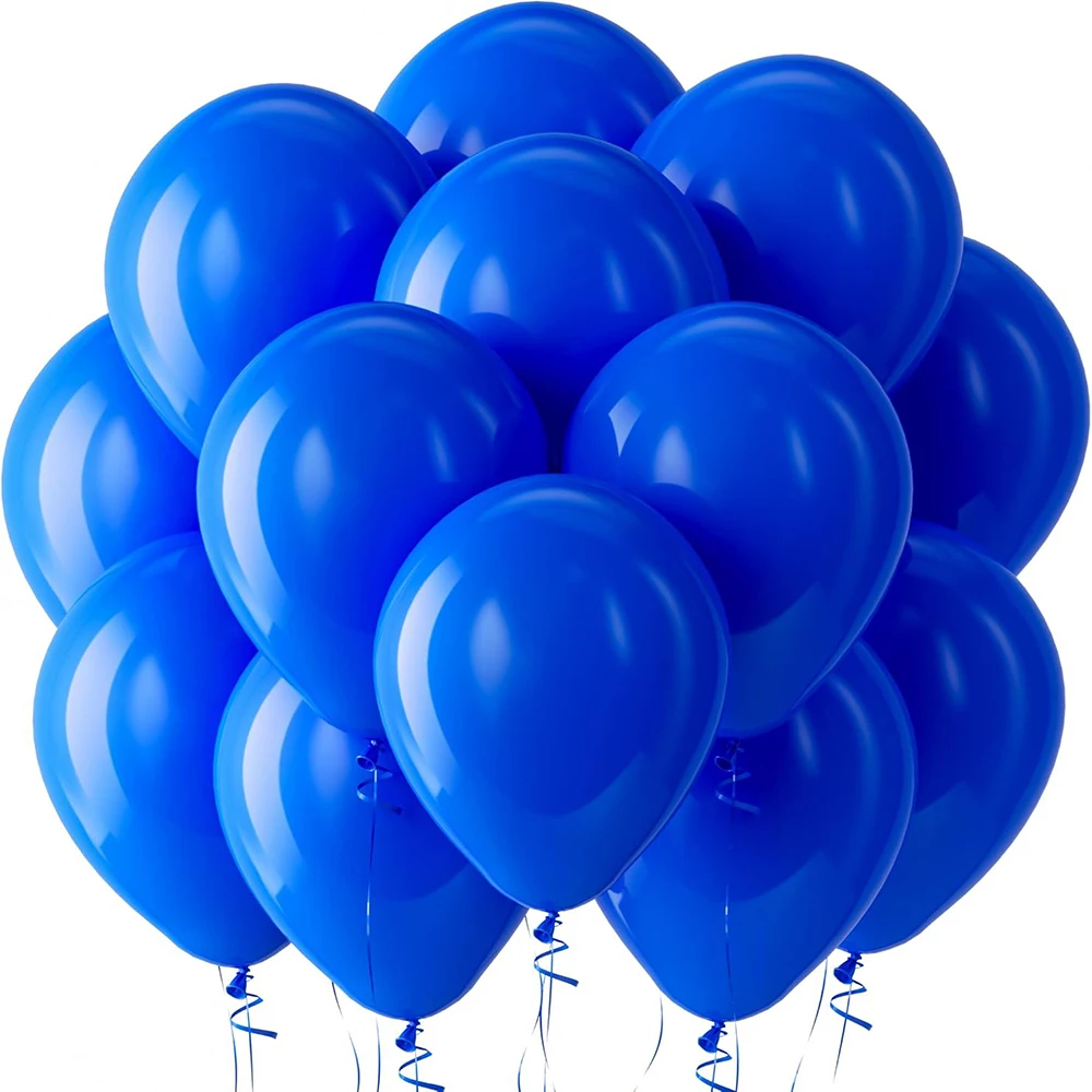 Latexballonger Pastell Mörkblå 50 cm – 20-pack