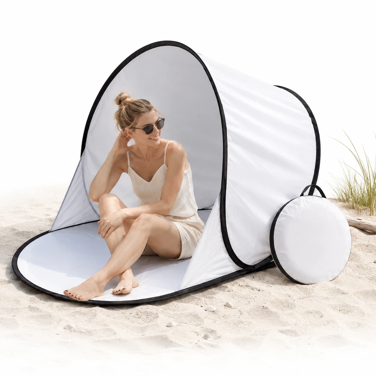 Pop-up Strandtält med Solskydd