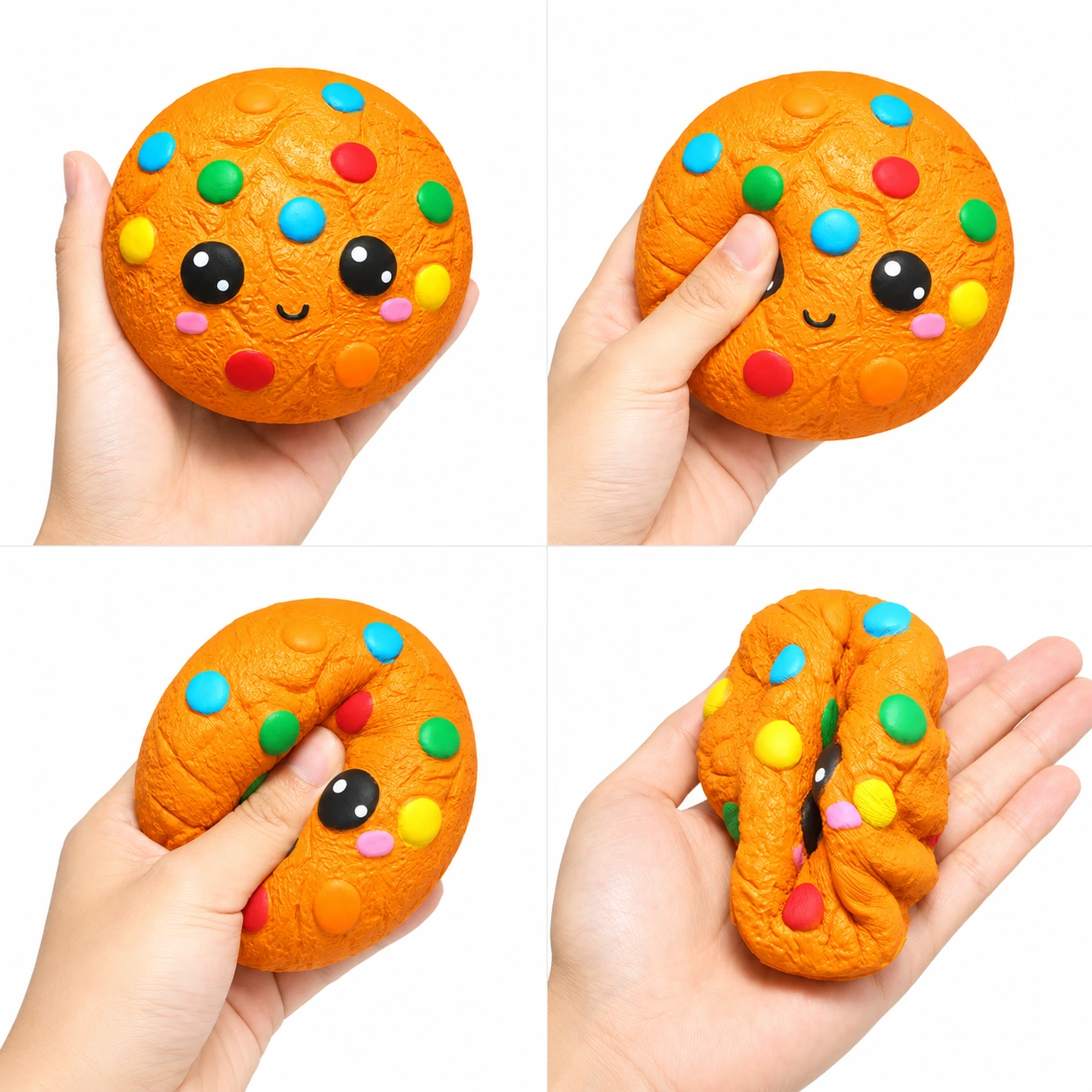 Squishy Kaka Stressleksak – Doftande Slow Rising Cookie