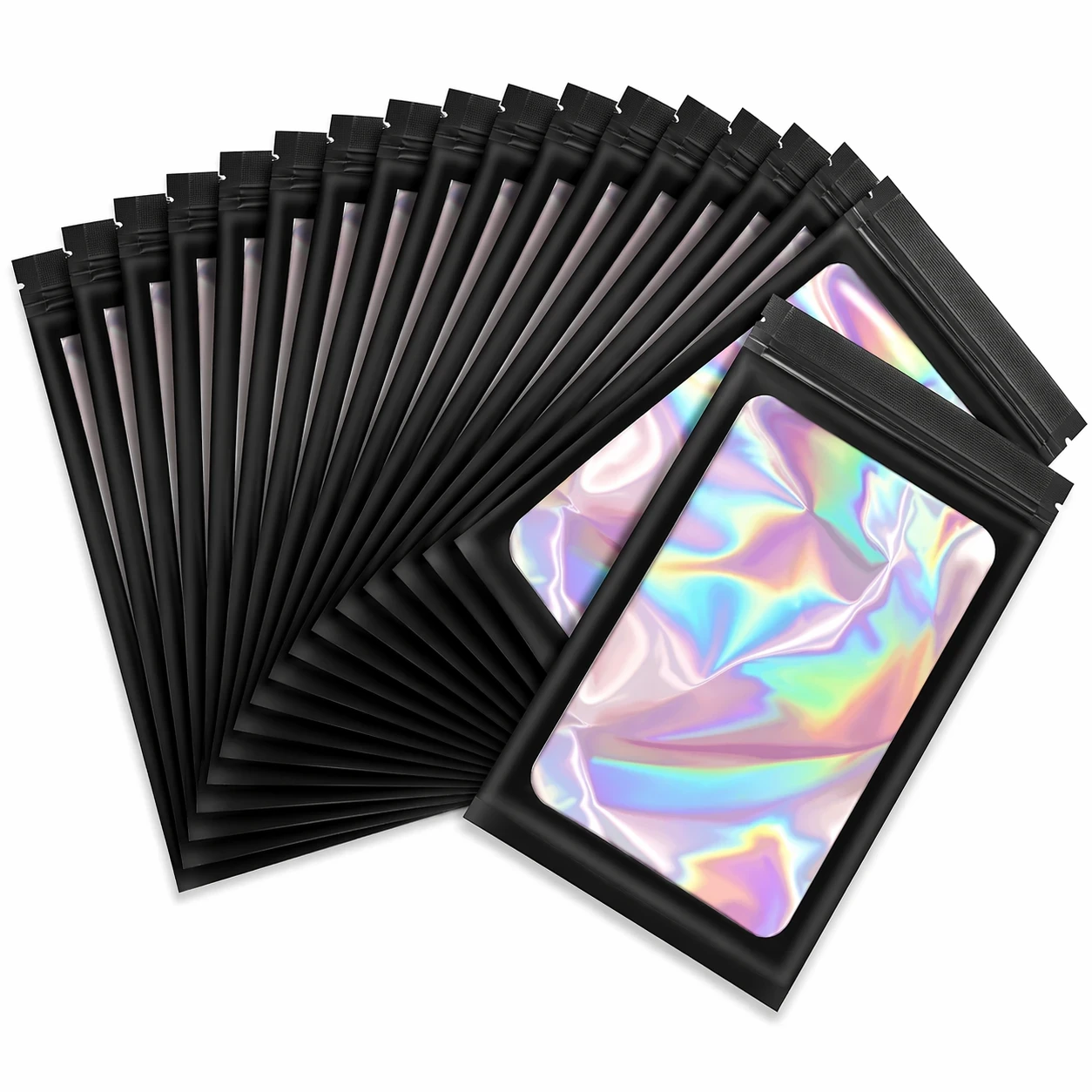 Holografiska Ziplockpåsar – 100 / 500-pack