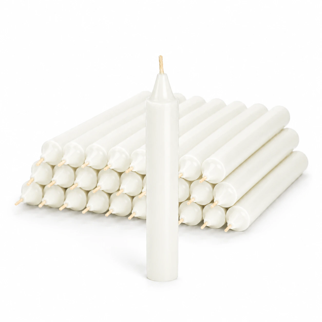 Elfenbensvita Konljus 20-pack – Dekorativa Ljus