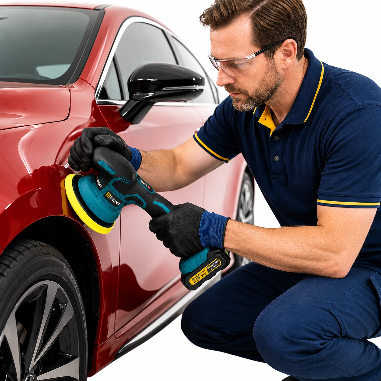 Polermaskin Batteridriven 150 mm – För Bil & Möbel
